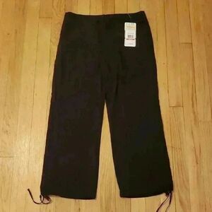 Under Armour Fitted Black Drawstring Pants Size Extra Small